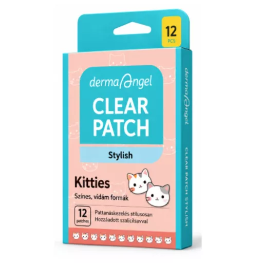 Derma Angel pattanástapasz 12db Stylish cica forma