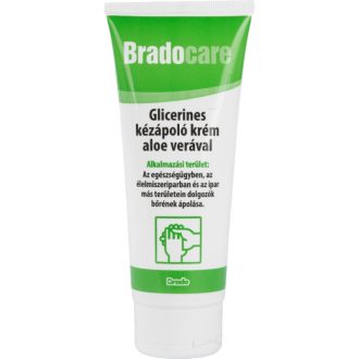 Bradocare kézápoló krém 100ml glicerines aloe vera