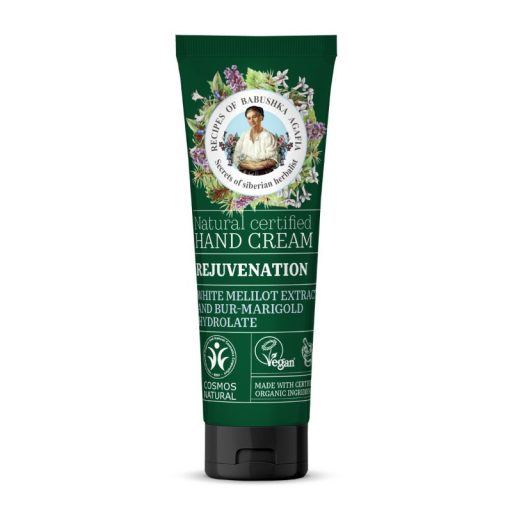 Agafia kézkrém 75ml fehérsomkóró kivonattal és bur marigold virágvízzel megújító