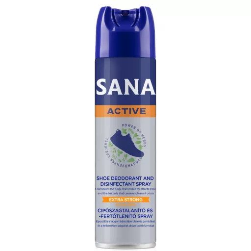 Sana active spray 150ml cipőszagtalanító és -fertőtlenítő