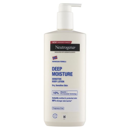 Neutrogena Norvég Formula Deep Moisture testápoló száraz és érzékeny bőrre 400 ml