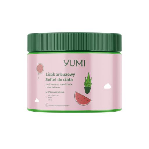 Yumi testápoló szufflé 300ml Aloe görögdinnyés