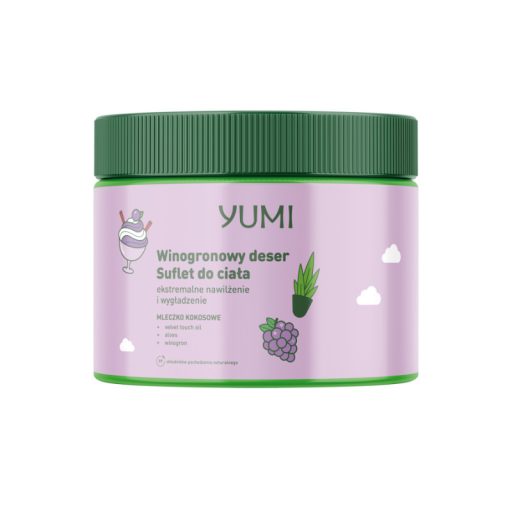 Yumi testápoló szufflé 300ml Aloe szőlő desszertes