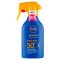 NIVEA SUN Protect & Moisture hidratáló szórófejes naptej FF50+ 270 ml