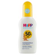   HiPP Babysanft napvédő spray érzékeny bőrre babáknak és gyermekeknek 50+, UVA+UVB szűrővel 150 ml