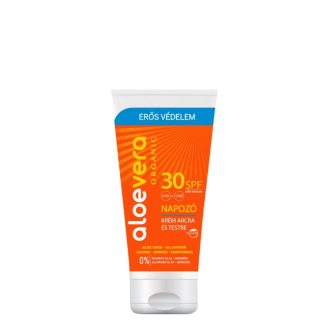 Aloe Vera Organic SPF30 Napozó krém arcra és testre 50ml