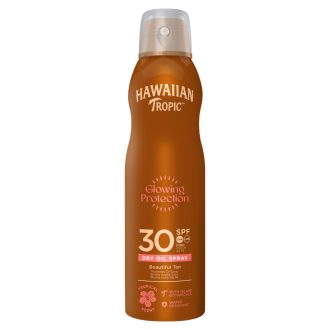   Hawaiian Tropic Glowing Protection Dry Oil Spray napvédő SPF30 180 ml