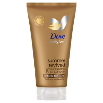   Dove Summer Revived önbarnító testápoló a közepes-sötét árnyalatú bőrért 75 ml