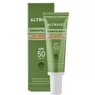   Altruist fényvédő 30ml bőrpír és pigmentáció elleni krém érzékeny bőrre, színezett SPF50
