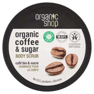 Organic Shop testradír 250ml kávéval és cukorral