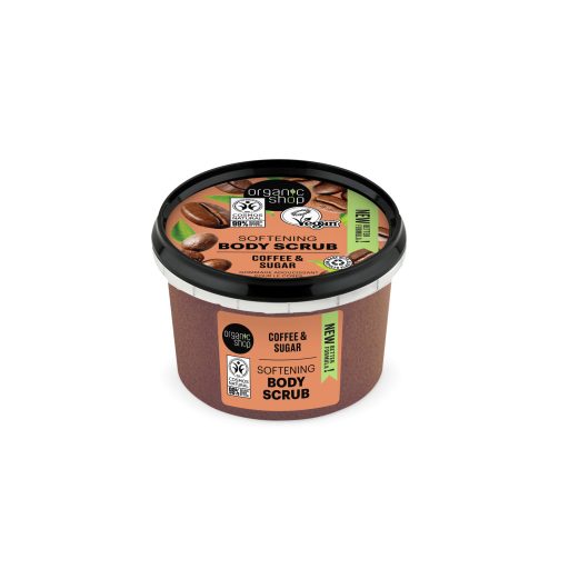 Organic Shop testradír bio kávéolajjal és természetes cukorral 250 ml