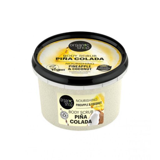 Organic Shop testradír 250ml "Pina Colada" tápláló ananásszal és kókusszal