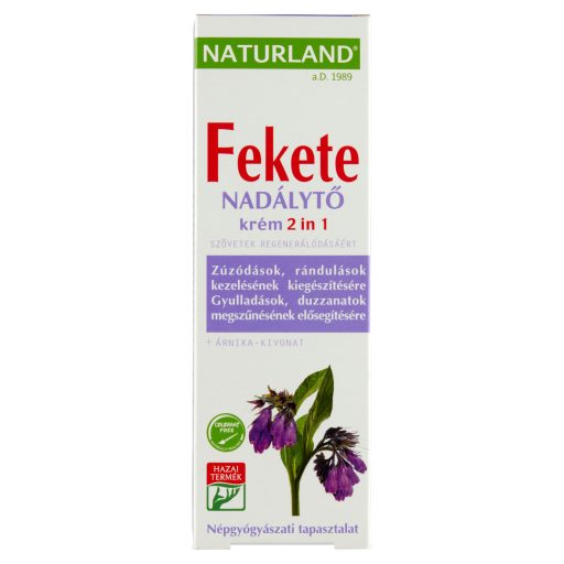 Naturland 2 in 1 fekete nadálytő krém 100 ml