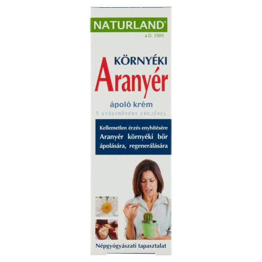 Naturland aranyér környéki ápoló krém 100 ml