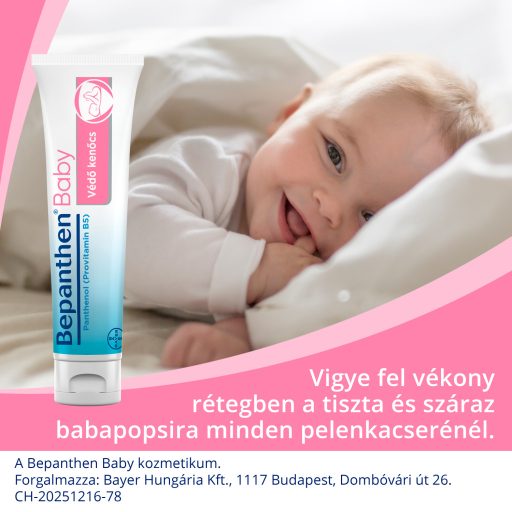Bepanthen Baby panthenol tartalmú gyengéd kenőcs 30 g