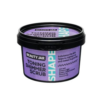   Beauty Jar testradír 360g Toning Shimmer testformázó csillámos