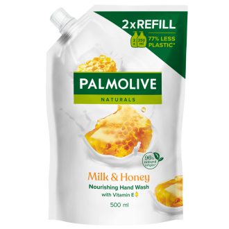   Palmolive Naturals Milk & Honey folyékony szappan utántöltő 500 ml