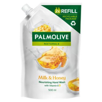   Palmolive Naturals Milk & Honey folyékony szappan utántöltő 500 ml