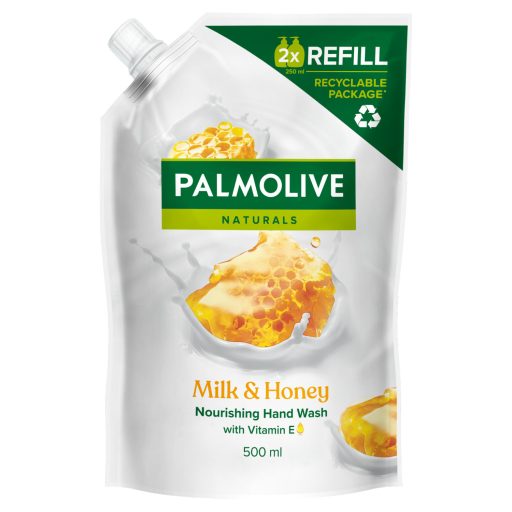 Palmolive Naturals Milk & Honey folyékony szappan utántöltő 500 ml