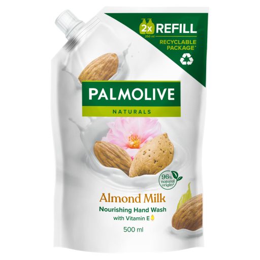 Palmolive Naturals Milk & Almond folyékony szappan utántöltő 500 ml