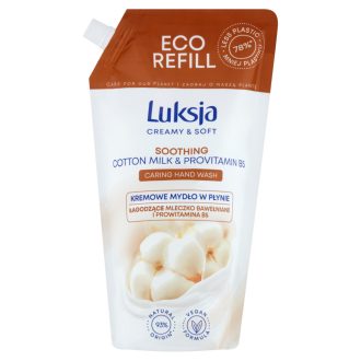   Luksja Creamy & Soft folyékony szappan nyugtató pamuttejjel & B5 provitaminnal 900 ml