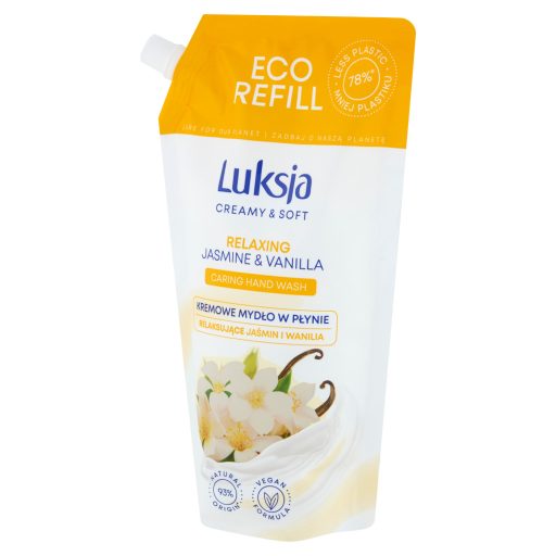 Luksja Creamy & Soft folyékony szappan relaxáló jázminnal és vaníliával 900 ml