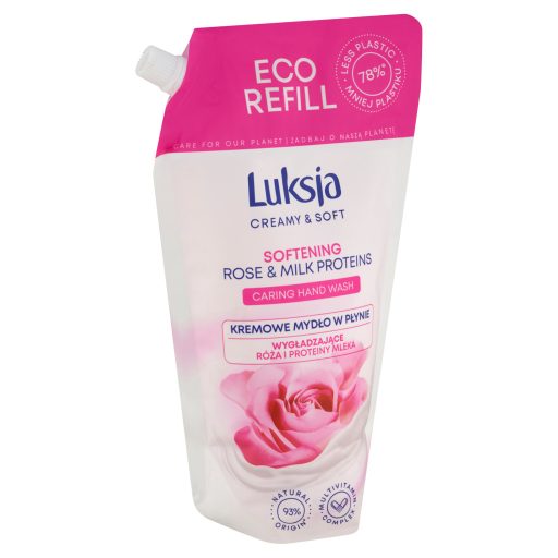 Luksja Creamy & Soft folyékony szappan puhító rózsával & tejfehérjével 900 ml