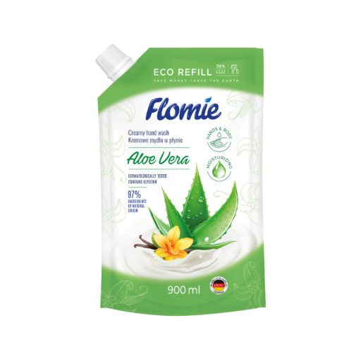 Flomie folyékony szappan 900ml Aloe Vera utántöltő