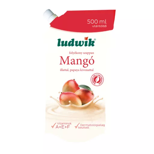 Ludwik folyékony szappan 500ml mangó utántöltő