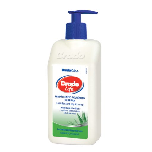 Bradolife fertőtlenítő foly. szappan 350ml Aloe