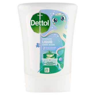   Dettol Explorer Aloe Vera és Bambusz folyékony szappan utántöltő érintés nélküli adagolóhoz 250 ml