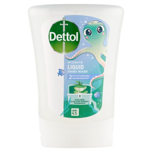 Dettol Explorer Aloe Vera és Bambusz folyékony szappan utántöltő érintés nélküli adagolóhoz 250 ml
