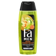   Fa Men Sport Energy Boost 3 az 1-ben tusfürdő testre, hajra és arcra guarana illattal 250 ml
