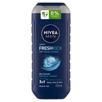   NIVEA MEN Fresh Kick 3 az 1-ben tusfürdő testre, arcra, hajra 250 ml
