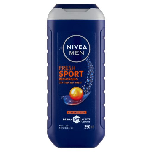NIVEA MEN Fresh Sport tusfürdő testre, arcra, hajra 250 ml