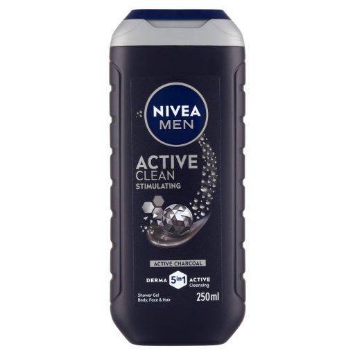 NIVEA MEN Active Clean Stimulating tusfürdő testre, arcra, hajra 250 ml