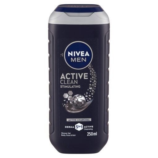 NIVEA MEN Active Clean Stimulating tusfürdő testre, arcra, hajra 250 ml