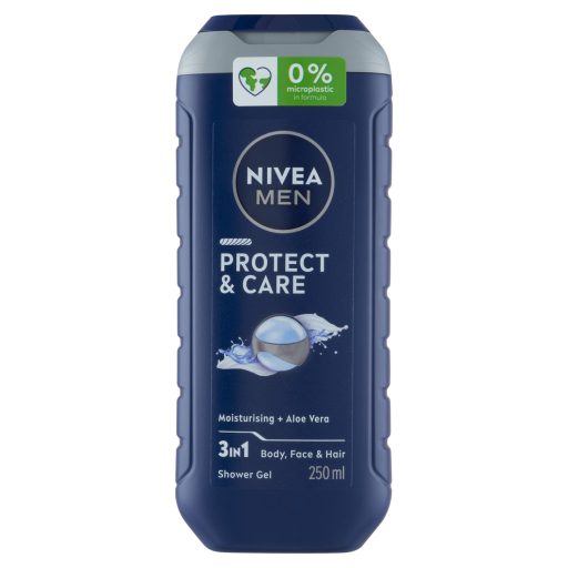 NIVEA MEN Protect & Care 3 az 1-ben tusfürdő testre, arcra, hajra 250 ml