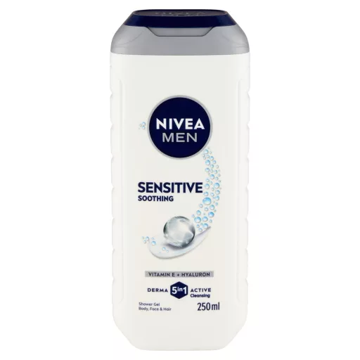 NIVEA MEN Sensitive tusfürdő testre, arcra, hajra 250 ml