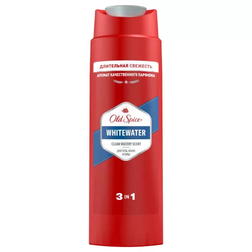 Old Spice Whitewater Férfi Sampon és Tusfürdő, Hosszan Tartó Frissesség, 250 ml