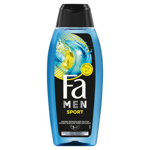 Fa Men Sport 3 az 1-ben tusfürdő testre, hajra és arcra citrus illattal 400 ml