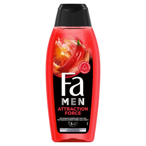 Fa Men Attraction Force 3 az 1-ben tusfürdő testre, hajra a vörös fűszerek illatával 400 ml