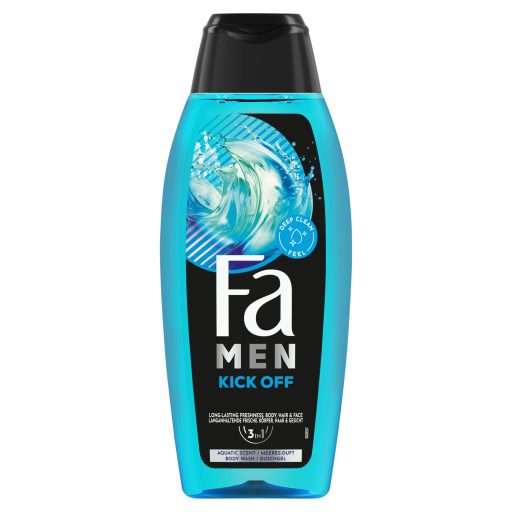 Fa Men Kick Off 3 az 1-ben tusfürdő testre, hajra és arcra frissítő illattal 400 ml