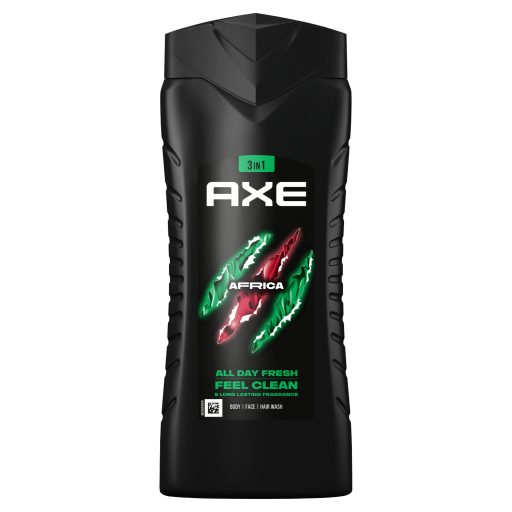 AXE Africa 3 in 1 tusfürdő testre, arcra, hajra 400 ml