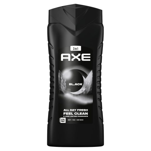 AXE Black 3 in 1 tusfürdő testre, arcra, hajra 400 ml