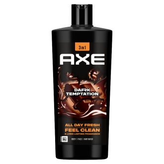   AXE Dark Temptation 3 in 1 tusfürdő testre, arcra, hajra 700 ml