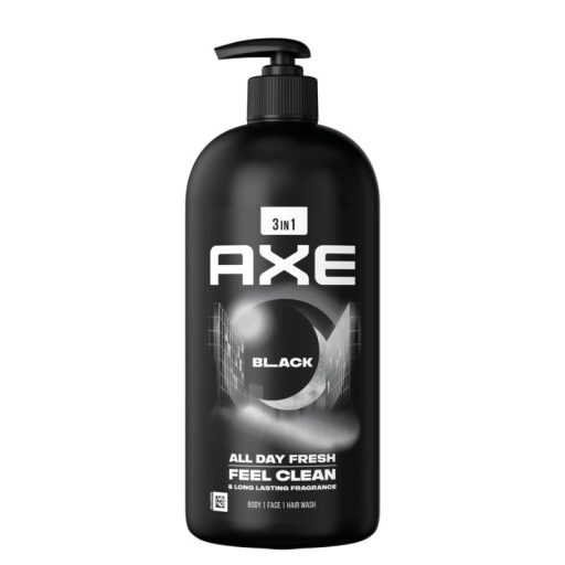 AXE Black 3 in 1 tusfürdő testre, arcra, hajra 900 ml