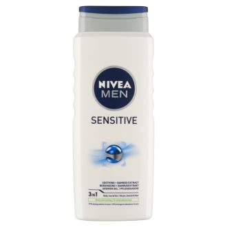   NIVEA MEN Sensitive tusfürdő tusoláshoz, arc- és hajmosáshoz 500 ml