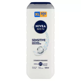 NIVEA MEN Sensitive tusfürdő testre, arcra, hajra 500 ml