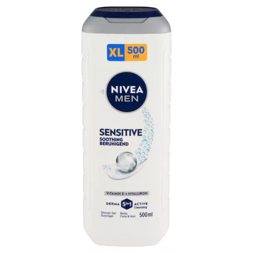 NIVEA MEN Sensitive tusfürdő testre, arcra, hajra 500 ml